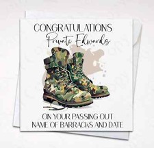 Personalised Army Passing Out