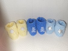 3 Pairs Dolls Shoes Fit Baby