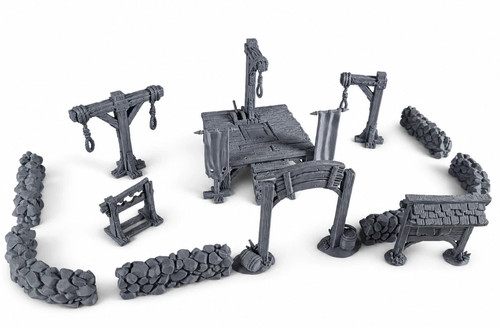 32mm execution yard gallows - 28-32mm,