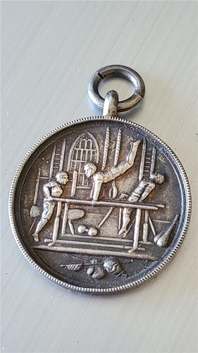 Vintage 1945 silver fob - 1945, medal