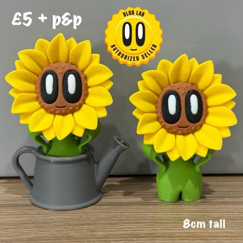 Sunflower blob plant with - sunflower,
