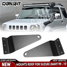 42" LED Light Bar Mounting Brackets to Fit Suzuki Jimny 99 - 19 Mounts Roof 