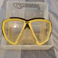 Cressi Big Eyes Scuba Free Diving Mask Snorkeling - Yellow