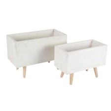 White fiberclay ceramic - white,