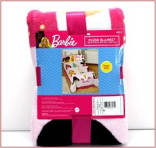 BARBIE Plush Bed BLANKET -