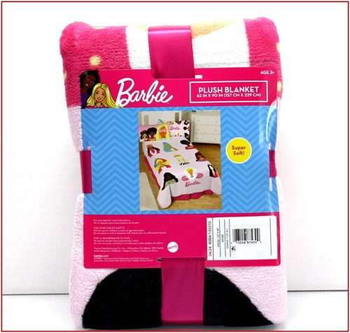 Barbie plush bed blanket - barbie,