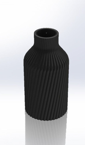 Modern bottle shape printed - bottle, 3d