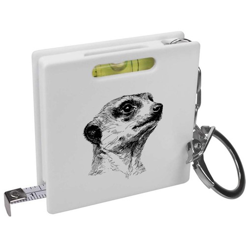 Meerkat portrait keyring - 'meerkat, portrait'