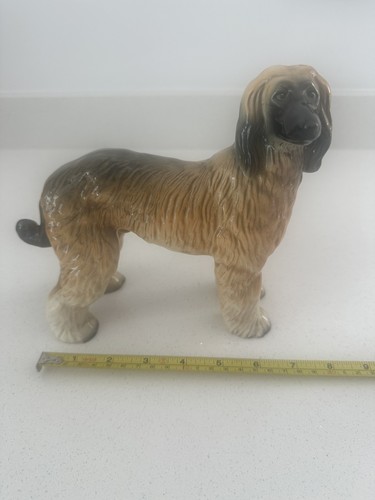 Afghan hound ceramic ornament - afghan,