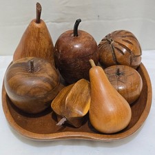 Vintage  solid wood  serving