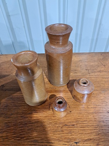 Stoneware jars - jars, x4