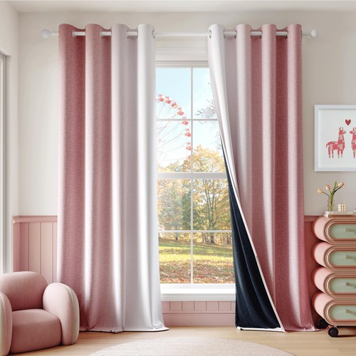 Geomoroccan pink white - pink, ombre