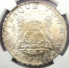 1754 Mexico Pillar Dollar 8