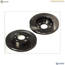 2x BRAKE DISC QD8634 FOR FIAT