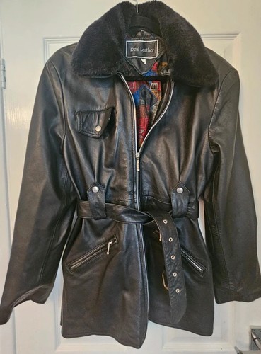 Vintage 80s 90s real - , leather
