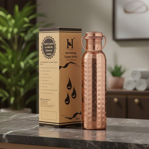 Pure copper hammered water - copper,