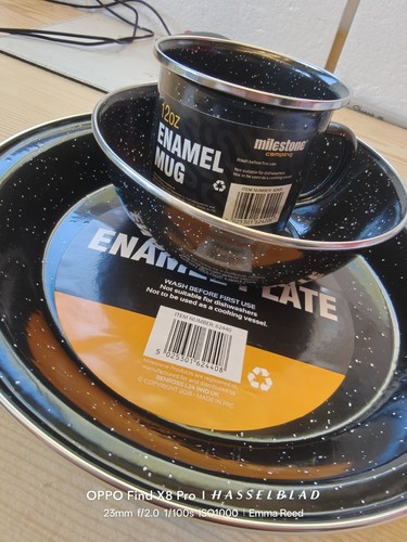Camping plate bowl - plate,, mug