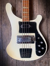 1977 Rickenbacker 4001 Bass in White finish & hard shell case