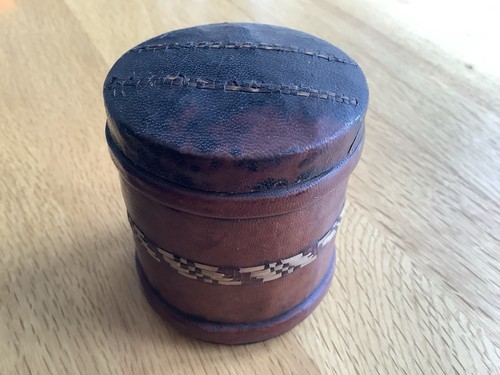 Cigarette tin folk art - cigarette,