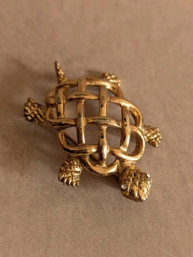 Vintage napier gold tone woven - vintage,