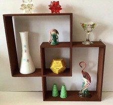 Vintage Interlocking Cube Wall