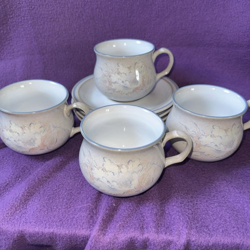 Denby tasmin mug - saucer, set