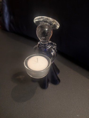 Blown glass angel - glass,