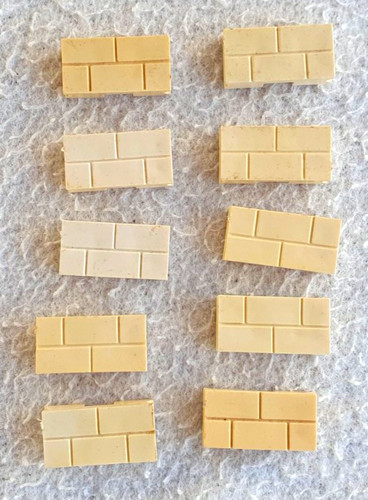 Bayko half bricks - x,