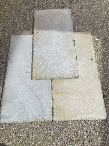 Roofing slates light grey - slates,