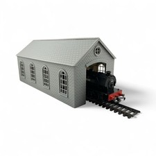 OO Gauge 1:76 Engine Shed / Loco Shed – 3D Printed Model Railway Building