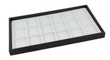 Black Plastic Stackable