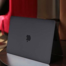 Fit Apple MacBook Air 11/PRO 13 /15/16 12" Matte Black Laptop Shell Case Cover