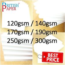 A2 A3 A4 A5 A6 WHITE CARD THICK PAPER CARDBOARD PRINTER COPIER SHEETS GSM CRAFTS