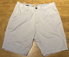 Tokyo Laundry Shorts Chino Mens Size 34 Waist W34 Large Grey Coin Pocket Denim