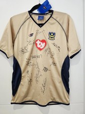 Rare Vintage Portsmouth FC Signed Football Shirt 2002-03