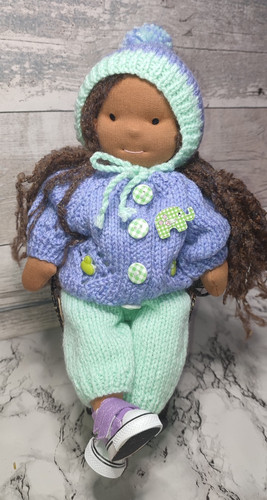 Waldorf doll with natural - waldorf,