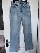 H&m High Waisted Flare Denim Jeans