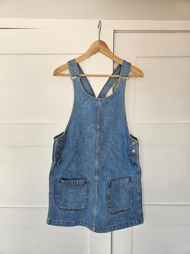Topshop moto denim pinafore - topshop,