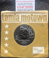 Edwin Starr – Who's Right Or Wrong 7'' Vinyl MOTOWN 1974 CLEANED/TESTED VG VIDEO