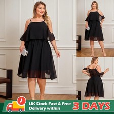 Plus Size Women Beads Chiffon