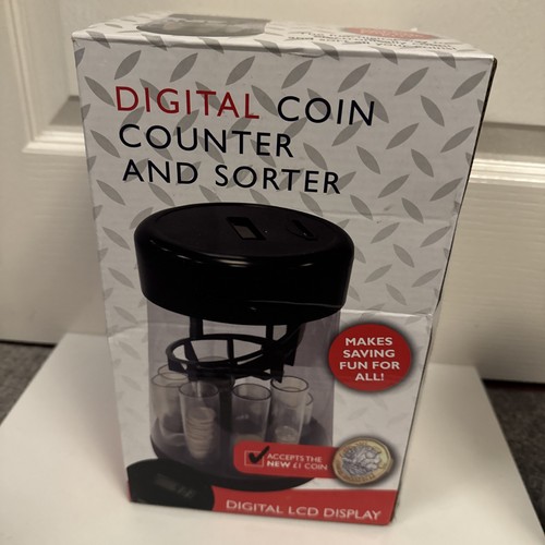 Digital money jar coin - digital, sorter