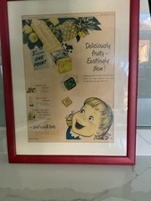 vintage sweet advertisement from the1950s