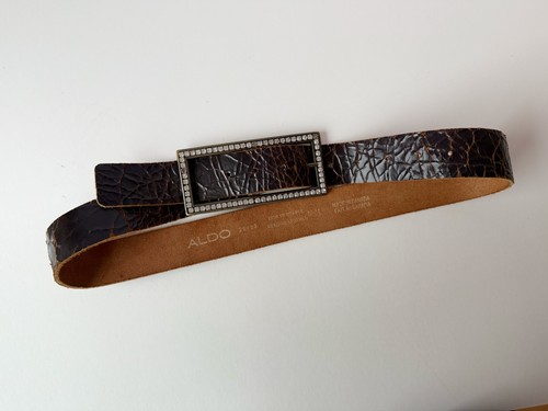 Vintage style brown - , leather