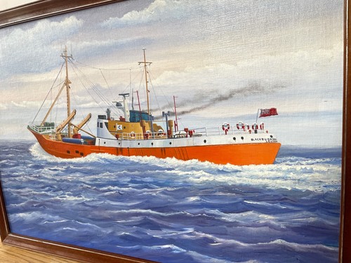 Original oil painting sea