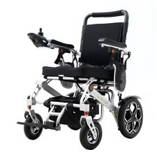 Super Lightweight Folding Electric Wheelchair Aluminium Compact Powerchair 20kg