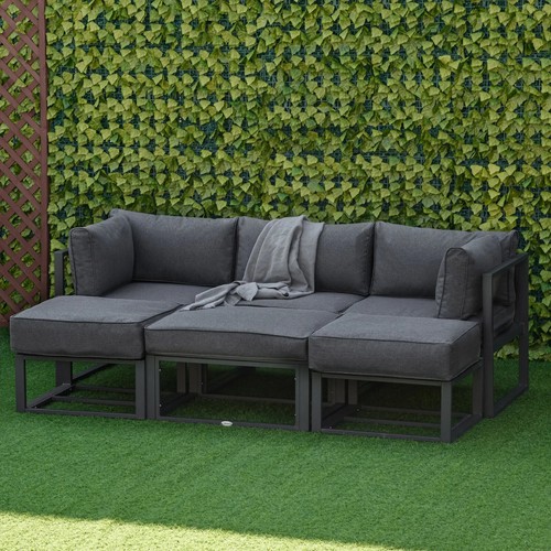 6pc aluminium garden - aluminium, set