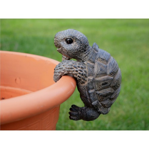 Tortoise plant pot hanger - hanger,