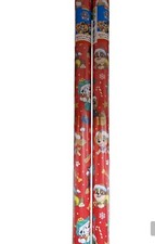 2 X 2m ( 4m) Childrens Wrapping Paper Rolls PAW PATROL CHRISTMAS WRAPPING PAPER