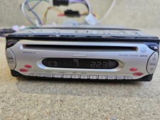 Sony CDX-S2200 Car Stereo CD MP3 Player Head Unit With Wiring Harness & Cage