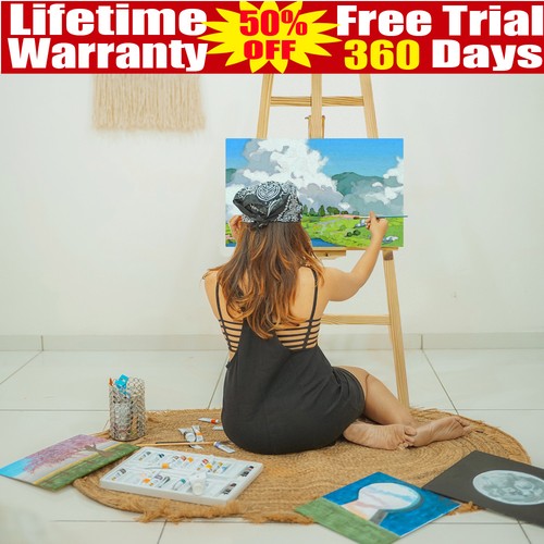 Artist easel large tripod - artist,